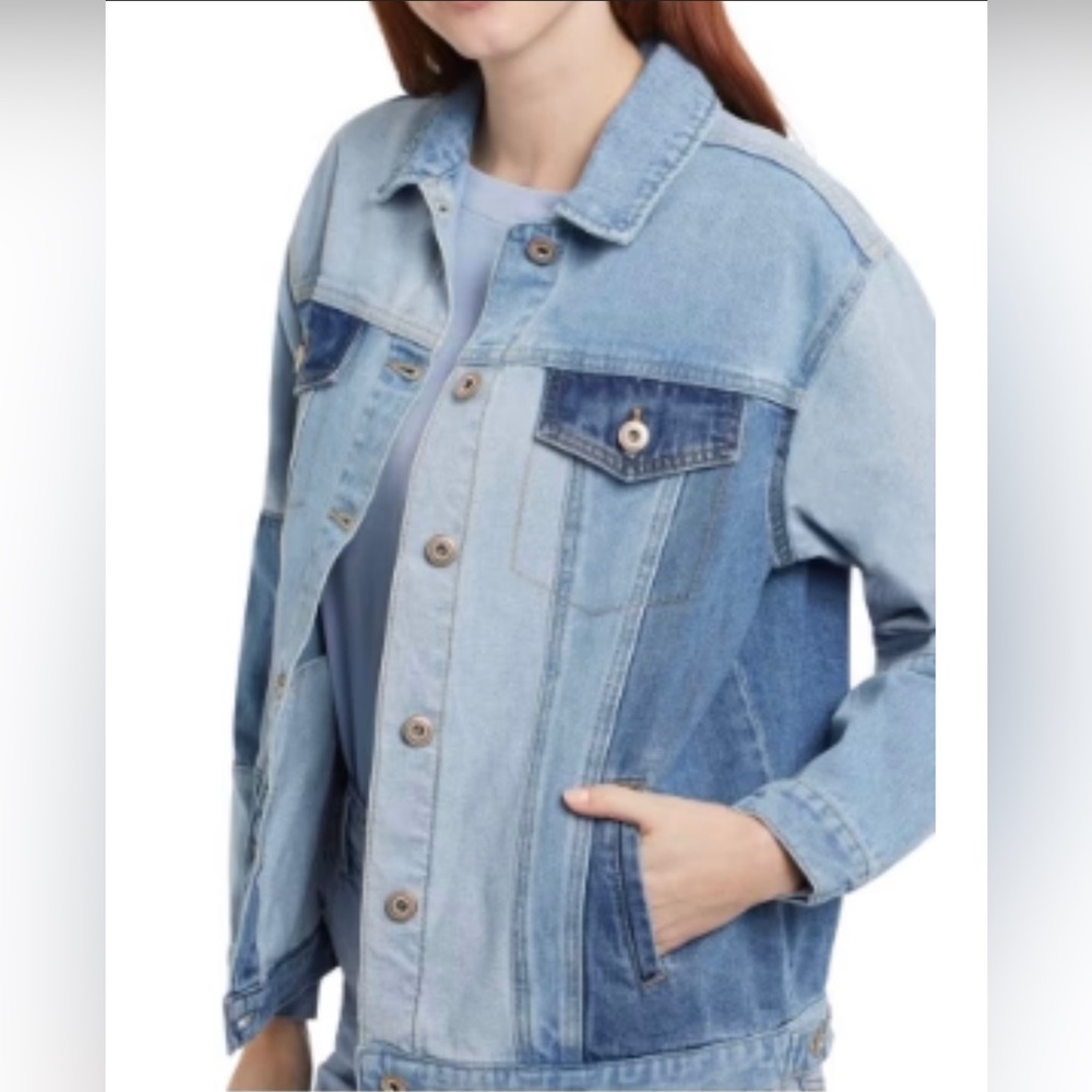 Patch Denim Jacket - image 1